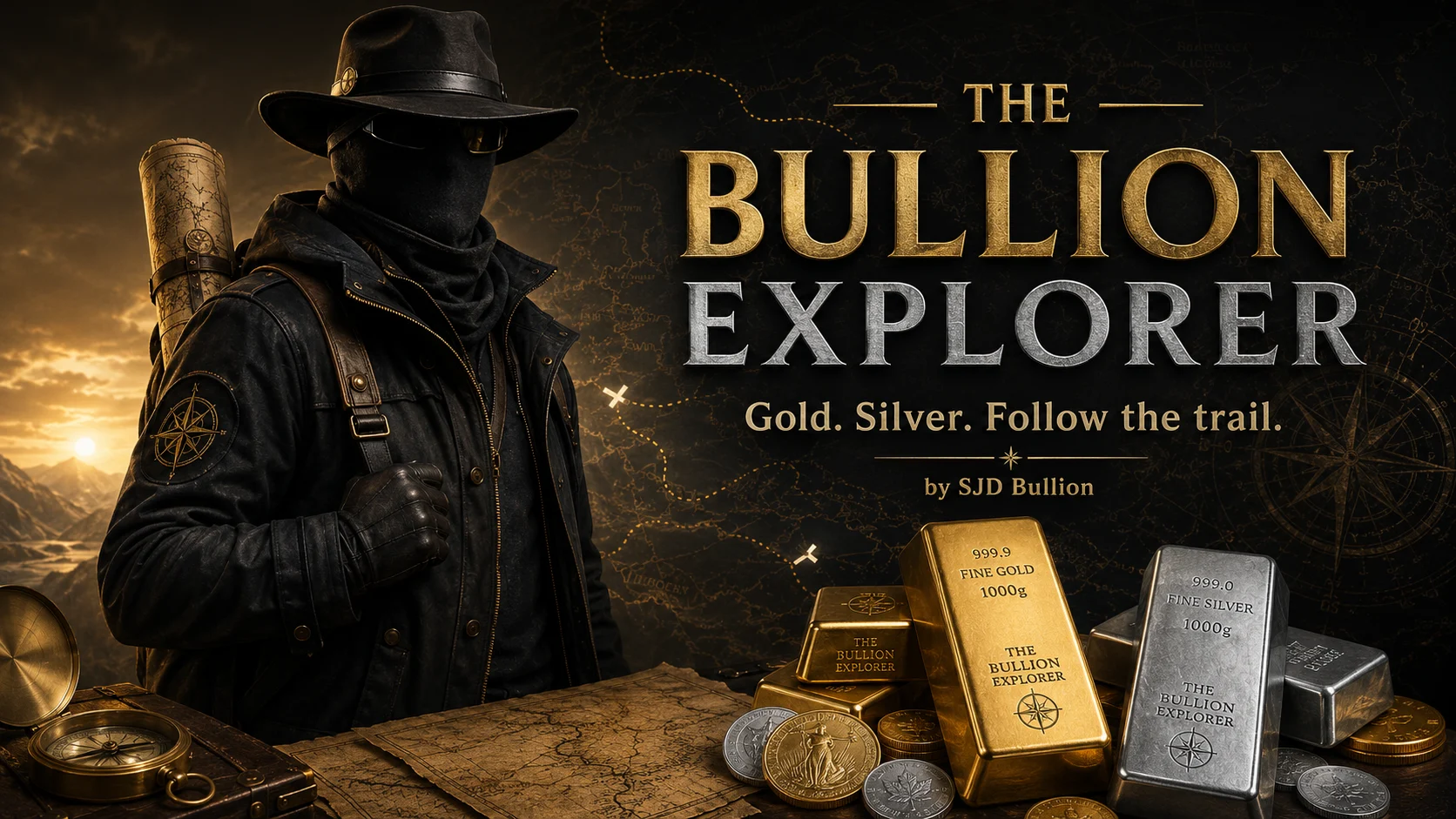 The Bullion Explorer — Gold. Silver. Follow the trail.